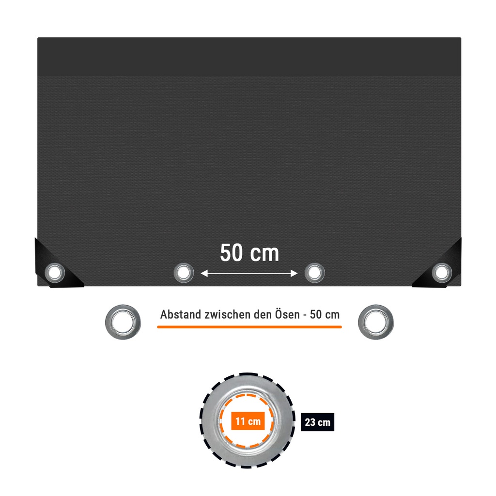 Plean Fál Tógála 160g/m² bán PE 1, 76m x 3, 41m-1