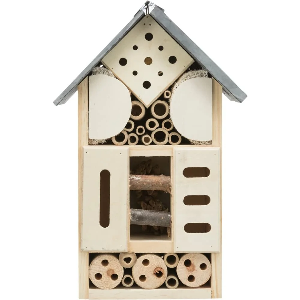 Óstán na nInseact, Adhmad Giúise / Sclátaí 18 x 29 x 10 cm-5