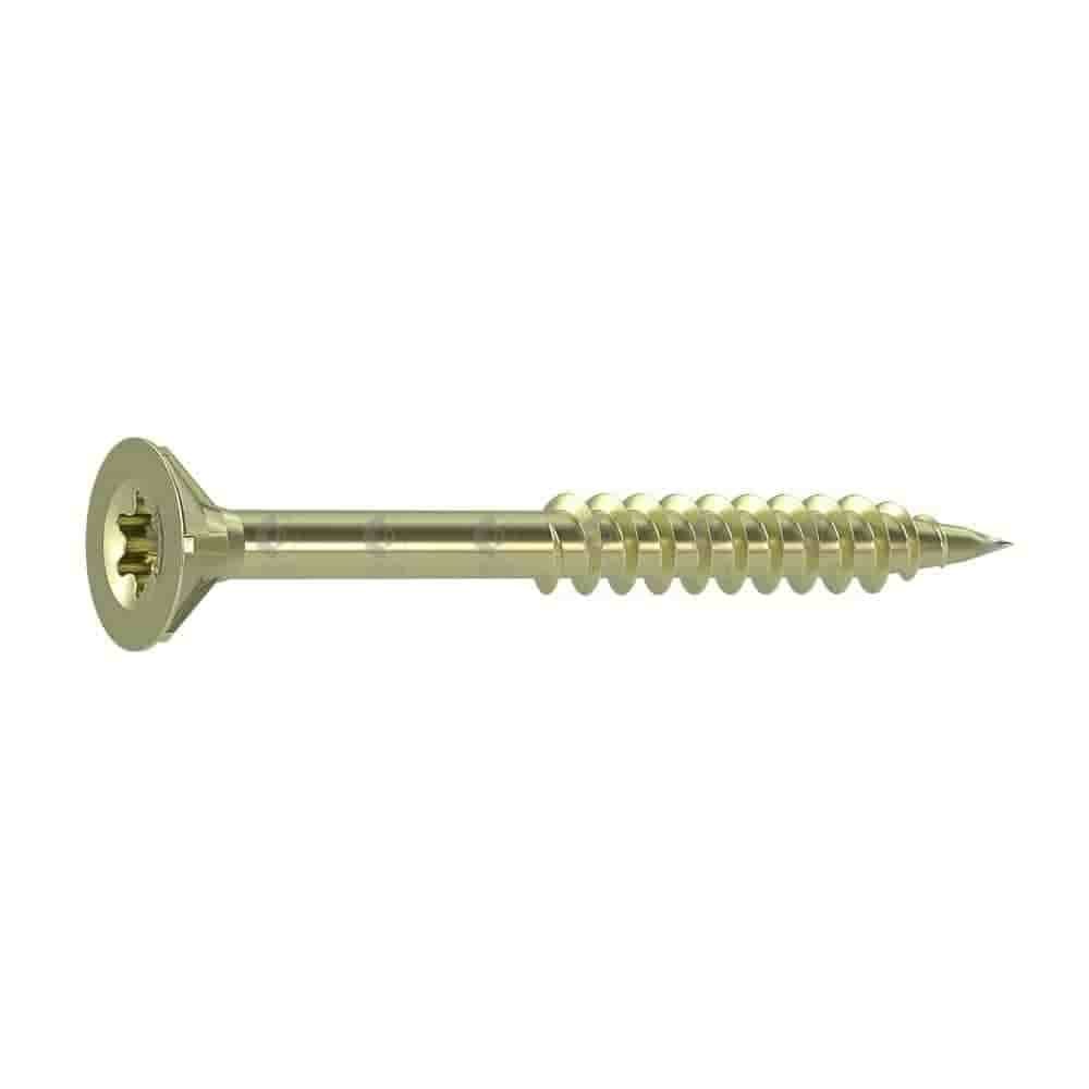 Scriúnna Bord Sceallóga 3,0 x 45 mm 1000 píosa le I-Réalta, Ceann Countersunk, Snáithe Páirteach agus Rinní Muileann faoin gCeann-1