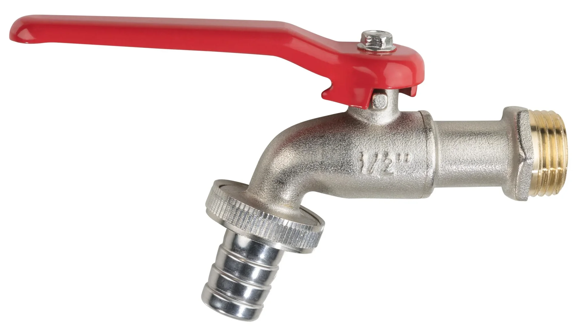 Ball valve 1/2", thread size 3/4" at the outlet - 0