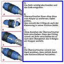 PP PE Rohr Verschraubung 90° Winkel 2 Verschraubungen 32 x 32-2