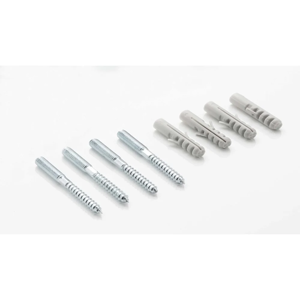 Clamps ceangail NMC do Aeroline, Ábhar suiteála - Scriúnna stoic, Clampáin ubhchruthacha, Dúbchaillí, DN 20/DN25 PRO, Cruach dhosmálta, Méid 3-1