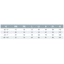 PP PE Feistiú Píobáin Comhla Liathróide 32 x 1" IG-1