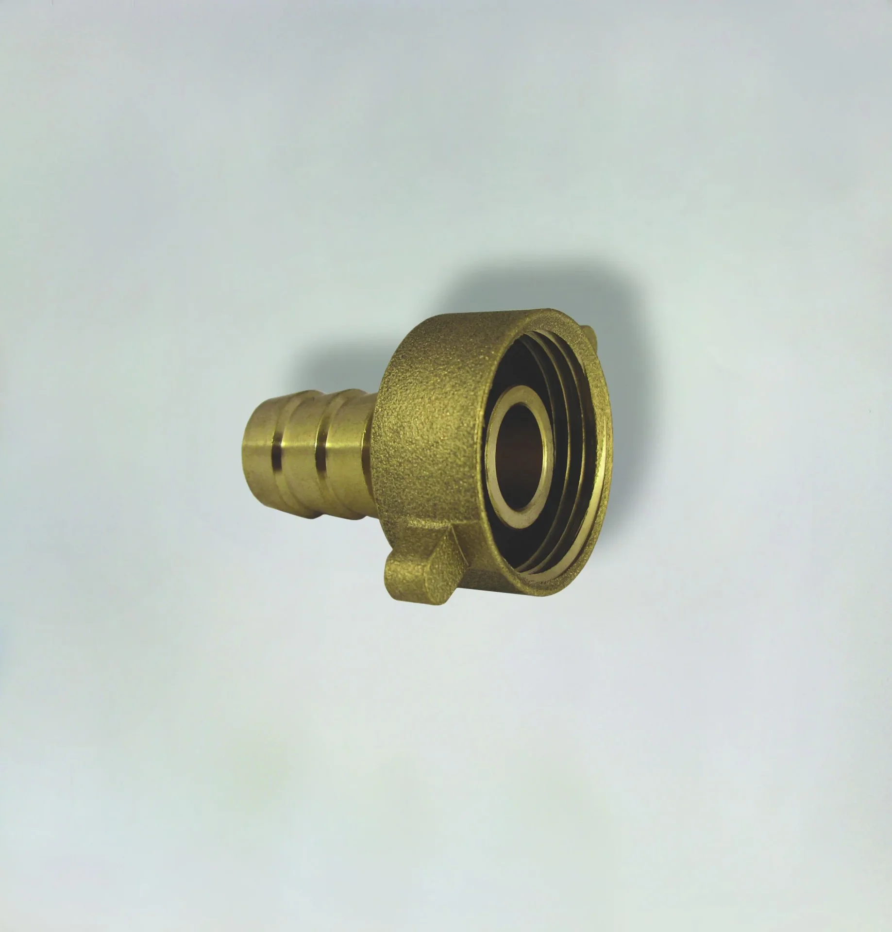 Brass hose fitting, 1/2" nozzle with 1/2" female thread - 0