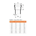 KG NBR Dichtung - ola-resistant DN/OD 250 (KG PVC)-0