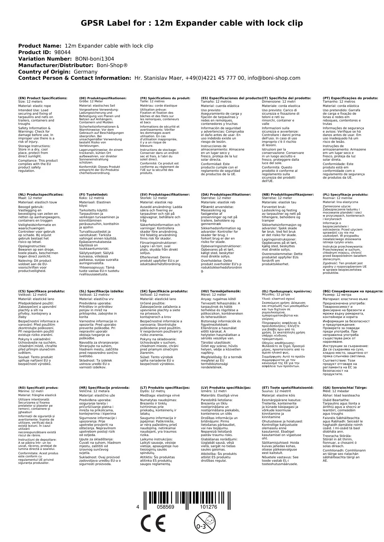 12m Téadas Expandála le Gearrthóg Dúnta-4