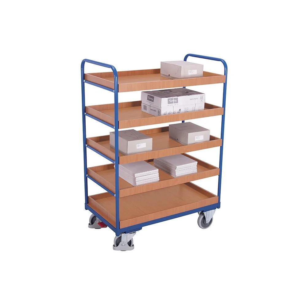 Tralaí ard le 5 thráidire 250 kg ualach cineál S + EasySTOP-0