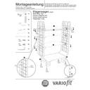 Veain ard le 2 bhalla greille + 4 sheilf 500 kg ualach cineál XL + EasySTOP-1