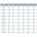 PVC - U Doppelnippel laghdaithe AG 2 1/2" x 1 1/2"-1