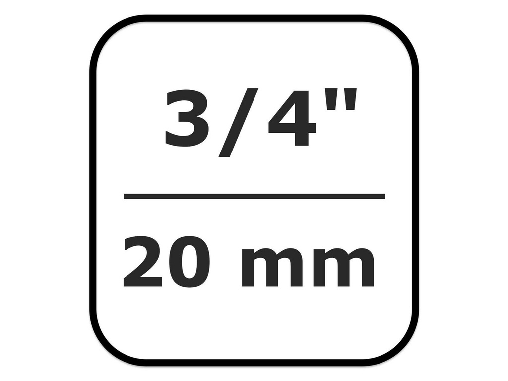 3/4" Schlagschrauber Verlängerung Cr-Mo 330mm (13")