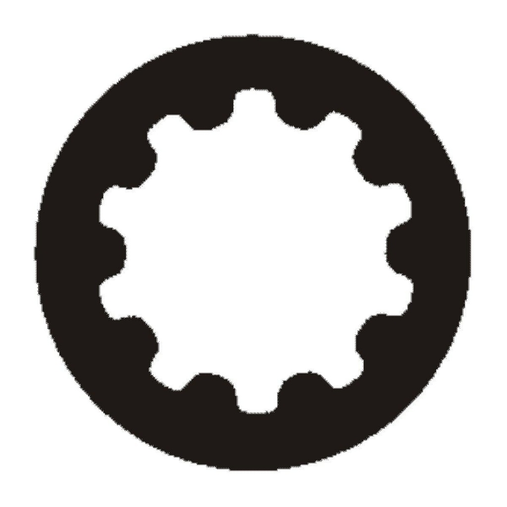 Maul- Ringschlüssel mit Spline-Ausführung SW 11 (10 St.)