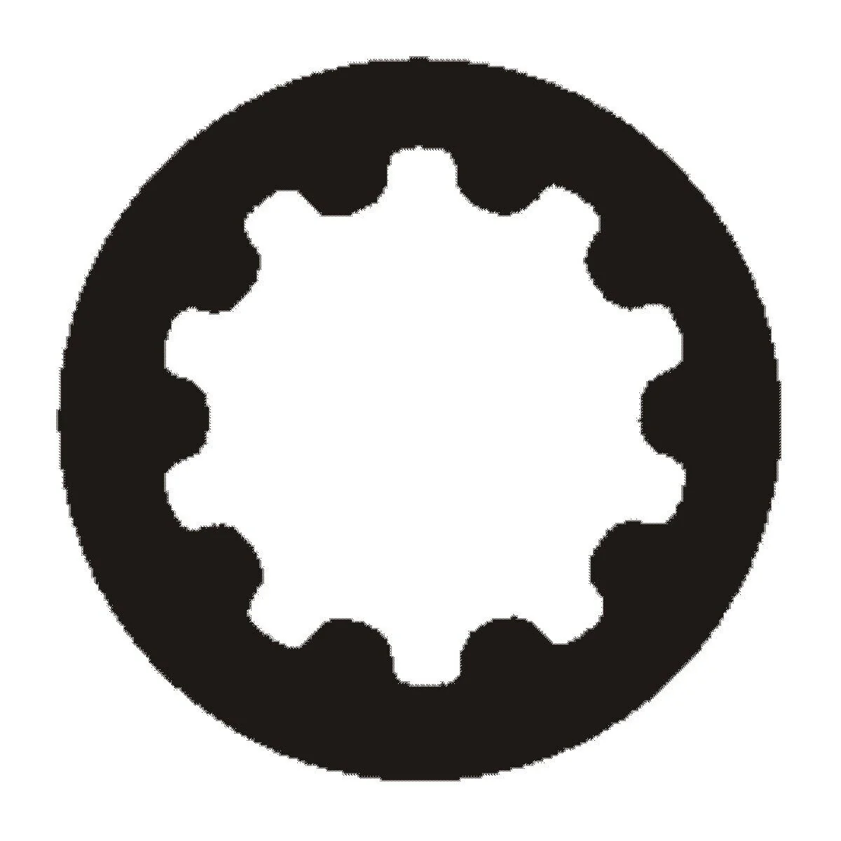 Maul- Ringschlüssel mit Spline-Ausführung SW 14 (10 St.)