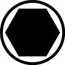 Industrie-Steckschlüssel 1/2" SW 8-32 / 6pt + Knarre 60Z 19tlg. (5 St.)