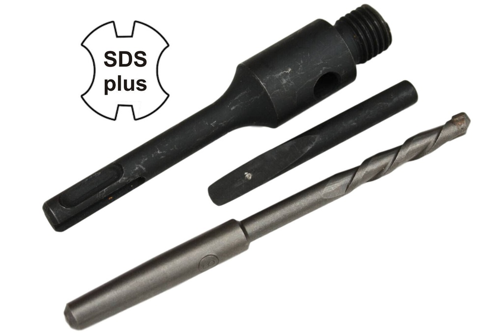 Laser 68 x 135 mm mit SDSplus-Schaft 115mm + Zentrierbohrer (10 St.)