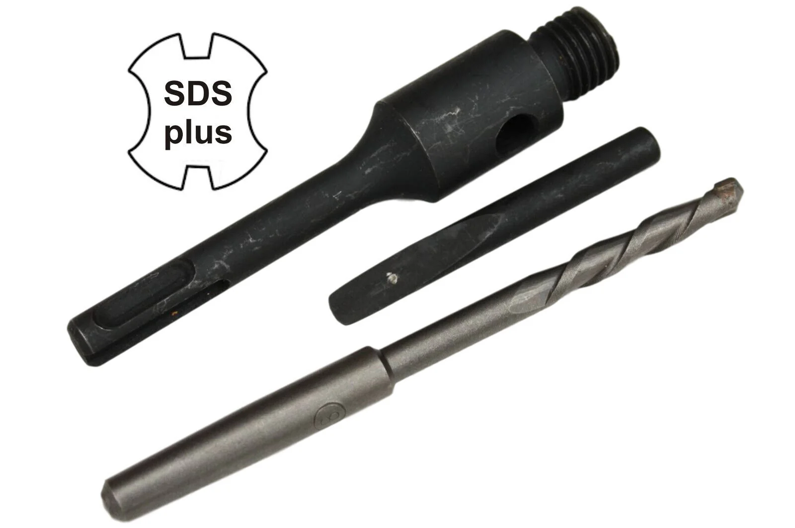 Laser 68 x 135 mm mit SDSplus-Schaft 115mm + Zentrierbohrer (10 St.)