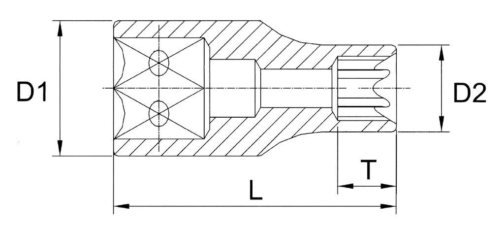 1/2" Torx-Nuss Aussen-Torx CrV E14 / 38mm (10 St.)#_3