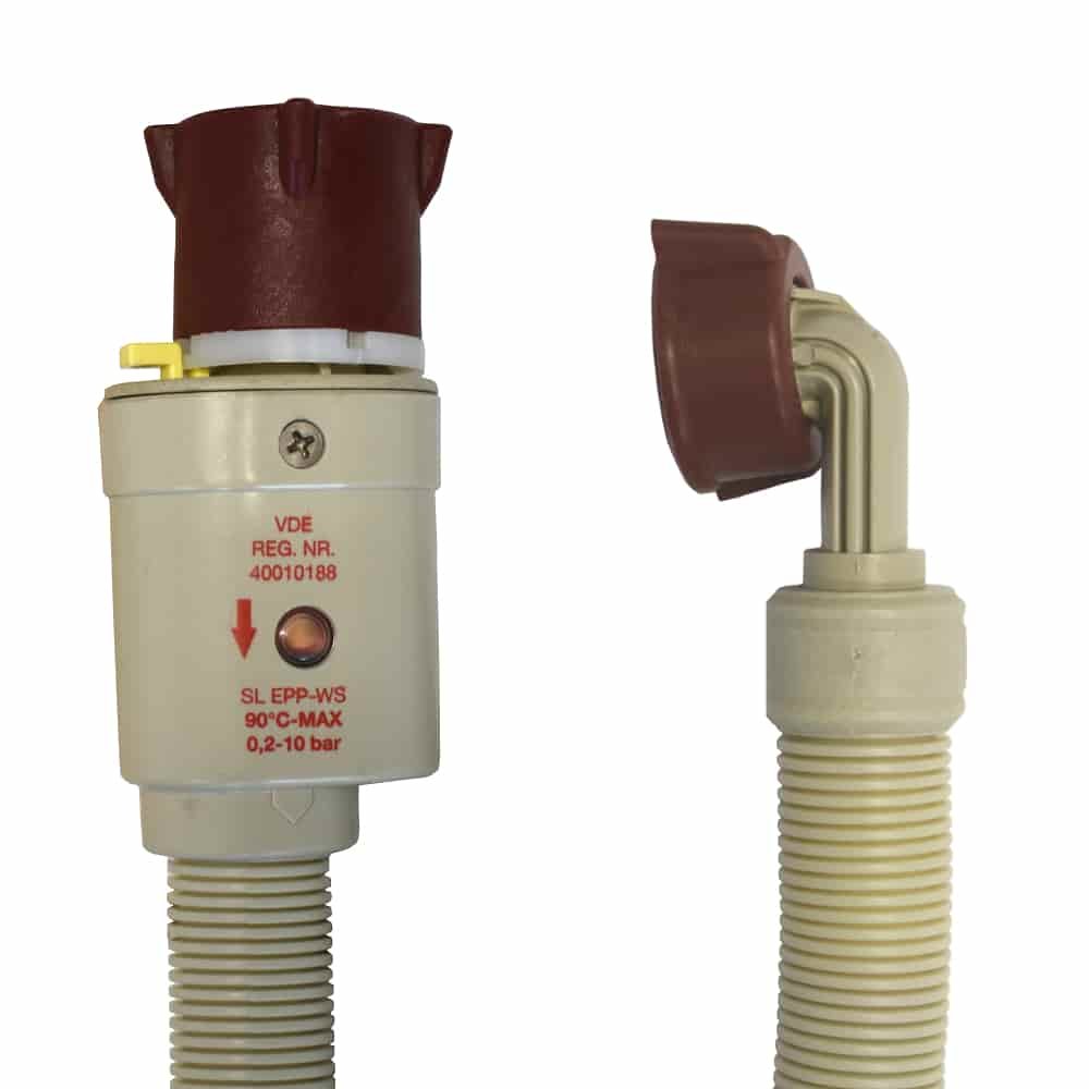 4m Tacar Ceangailte Slaite (Aquastop+Ablaufschlauch+2Schellen)-0