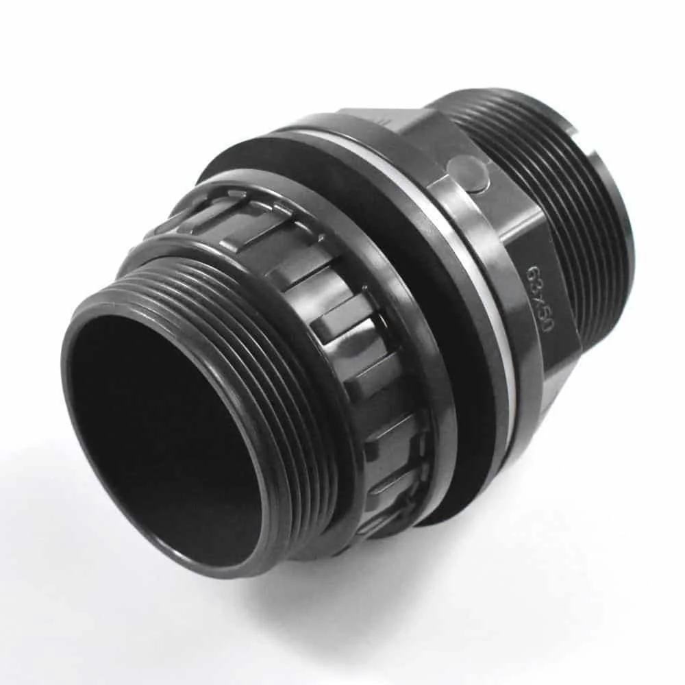 PVC Seachadadh Soicéad Greamaithe x AG x AG 50 x 2" x 2" PN10-1