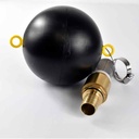 1"/25mm Súc-cuaille + píobán brú le barrróga snámha + 1" AG Nípéad dúbailte 2m-1