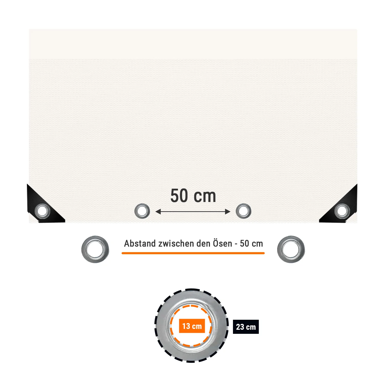 bán 650 g/m² PVC 2 x 3m (6m²) Clúdach-2