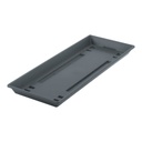 Faoi-tráidire Bosca Bláthanna Anthracite 50cm