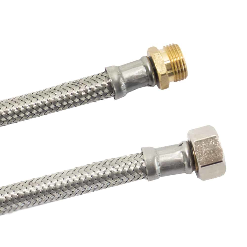 Píobán Armúrtha DN8 le Cruach Dhosmálta 3/8" AG x 3/8" ÜM