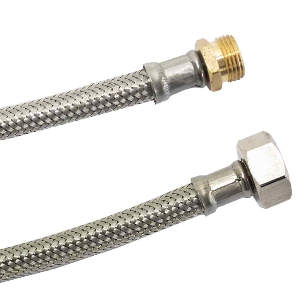 Píobán Armúrtha, Cruach Dhosmálta, Solúbtha, 3/8" AG x 1/2" ÜM, DN8, DVGW