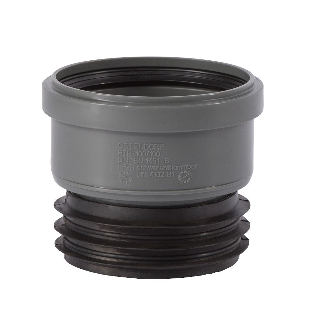 Píopa HT 110 le Muff Chomhpháirteach, DN 110 - Do Dhraenáil Baile