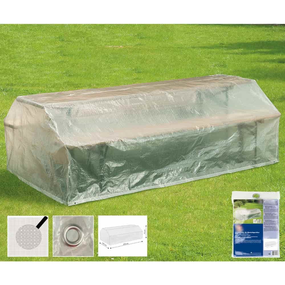 Clúdach Cosanta Feisteas Puball Beorach Trédhearcach, 220x120x75cm