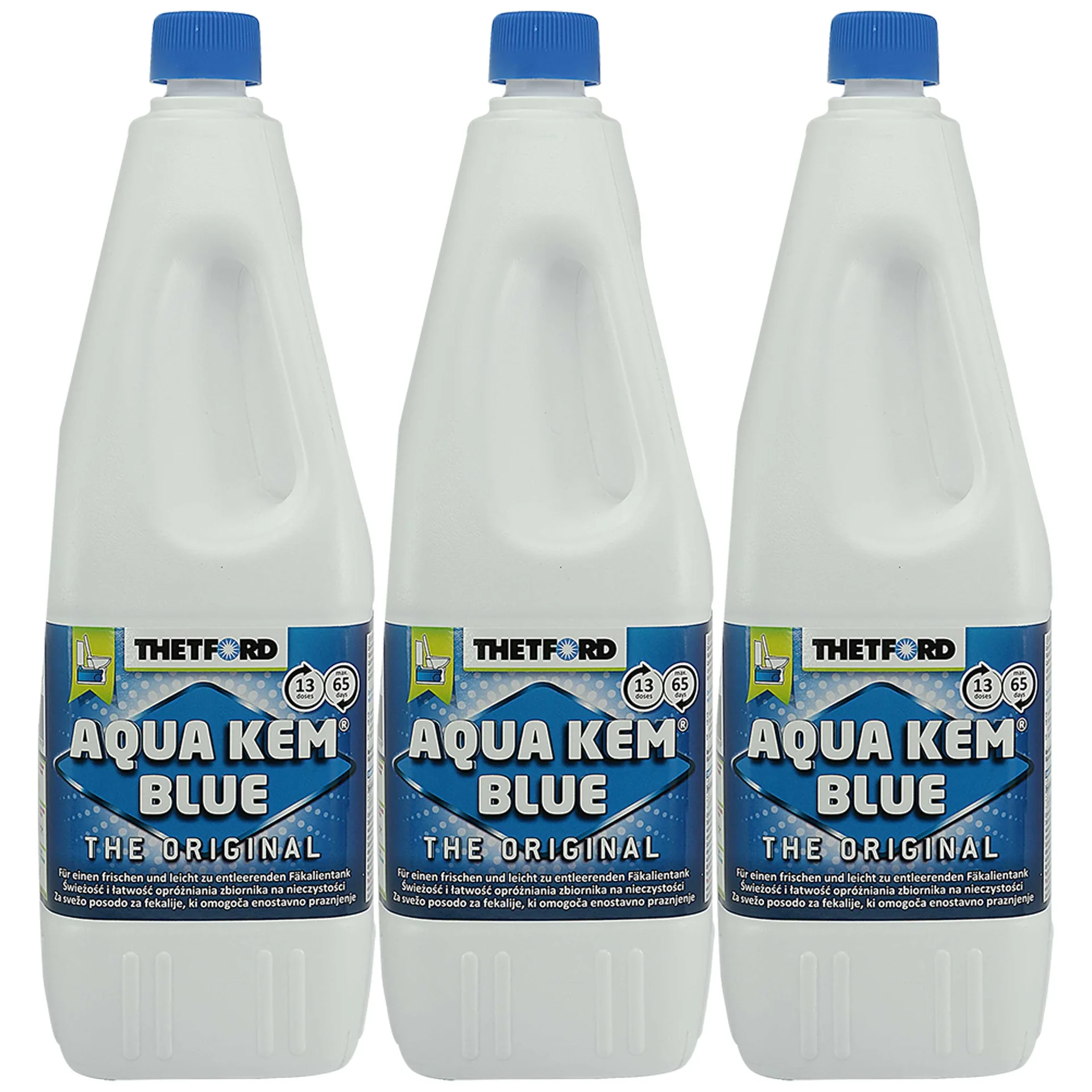 Leithreas soghluaiste ceimiceach, Leacht leithris, 3 x 2 Liter