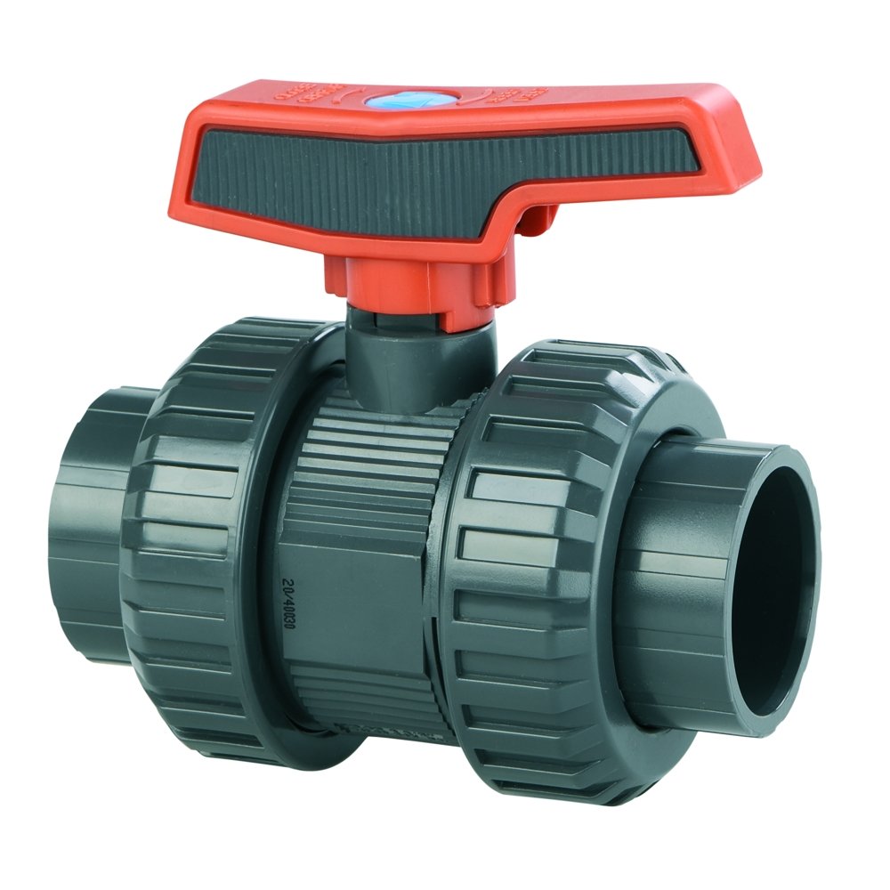 Comhla Liathróid PVC-U 32mm, PN16