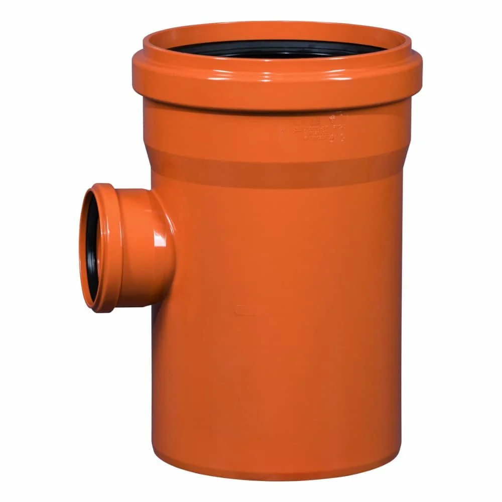 Píopa KG Abhann DN 250/110 87 Céim - Feistiú Píopa Draenála PVC-U