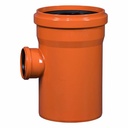 Píopa KG Abhann DN 250/110 87 Céim - Feistiú Píopa Draenála PVC-U