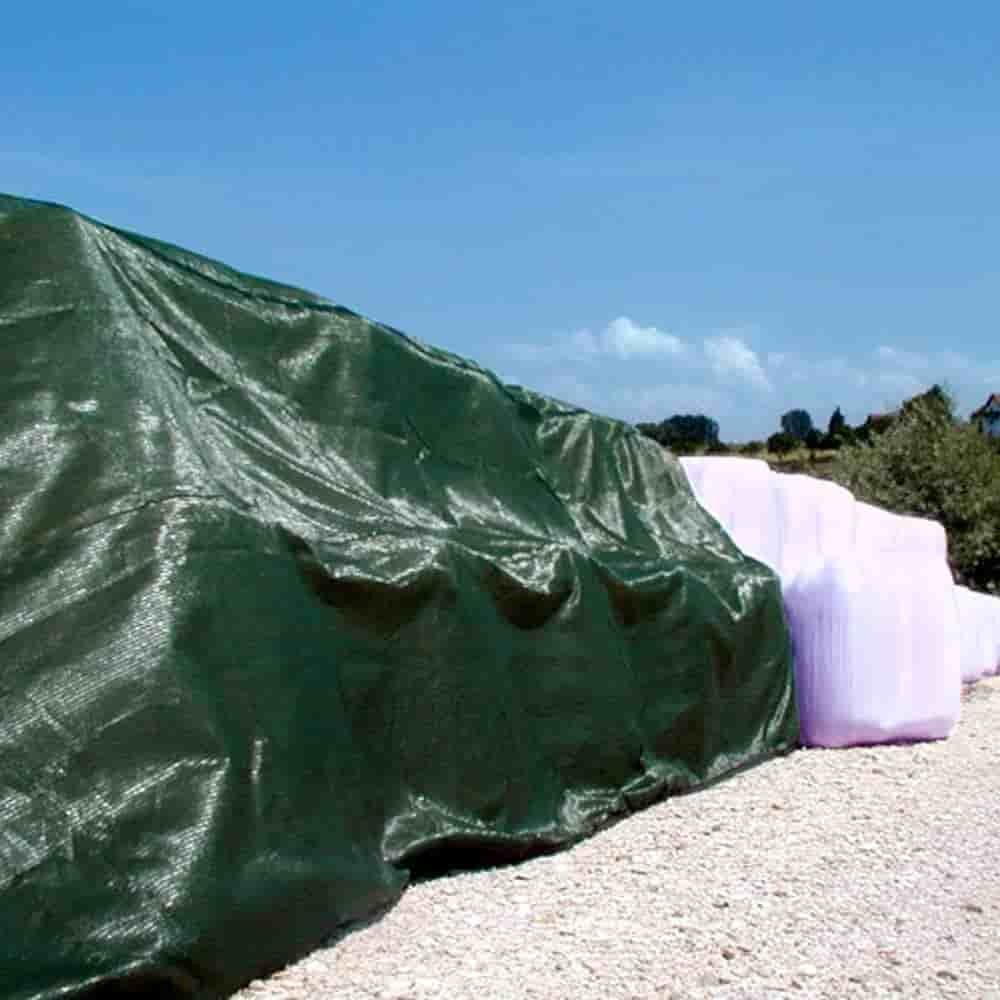 Líontán Cosanta Balé 10 x 25m - Líon Balé Féir Glas
