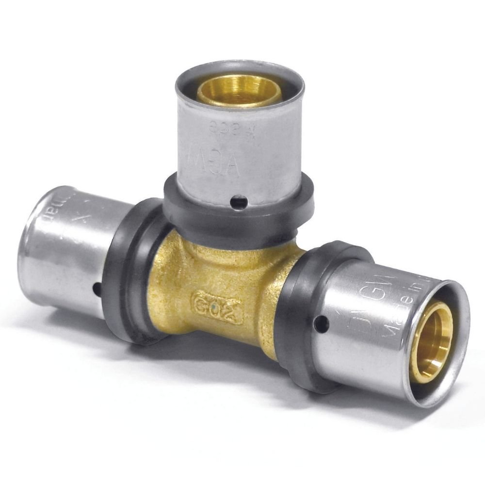 T- phíosa Preasfheistiú 26x3 le haghaidh Píopa Ilchisealach, DVGW