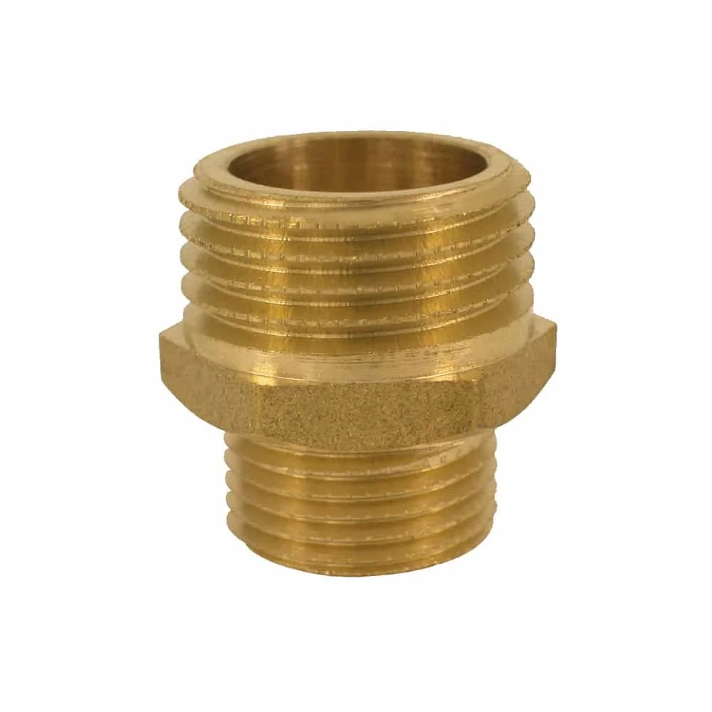 Feistiú Práis, Nipple Dúbailte Laghdaithe, 1 1/2" AG x 1/2" AG