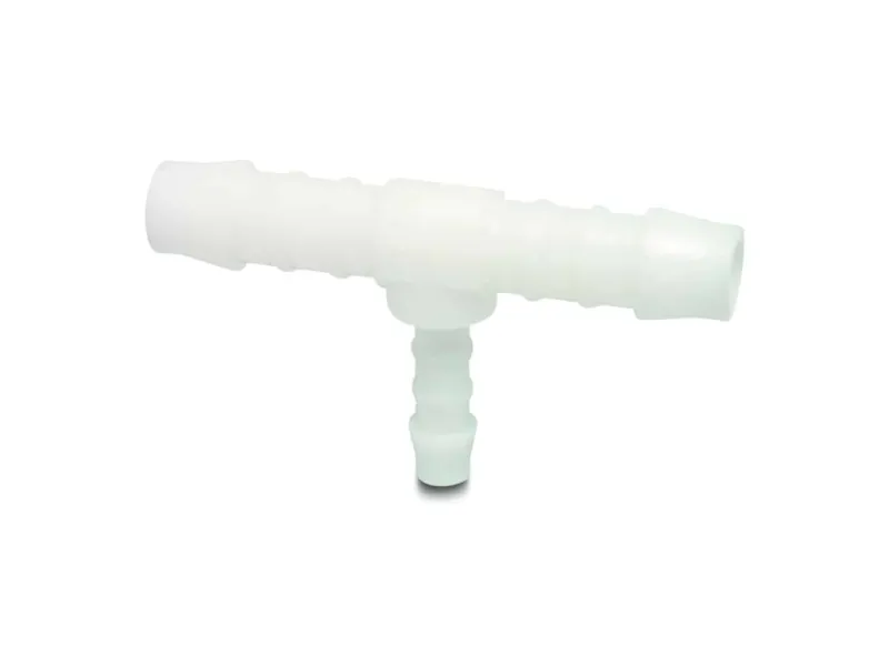 Ceanglóir Píobáin T-Stück Laghdaithe, Feistiú Plaisteach 12mm/6mm