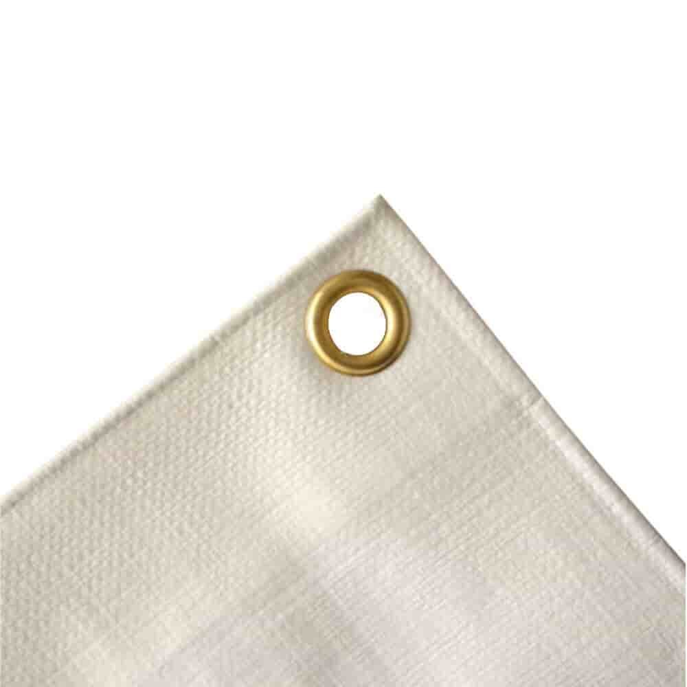 Clúdach Tarpaulin 2x3m, Bán, 280g/m², Uiscedhíonach, Láidir