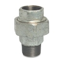 Feistiú Snáithe Airmheán Teilgthe, 1 1/4" IG x AG, Galbhánaithe