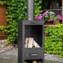 Clúdach Teallaigh Gairdín Uiscedhíonach 40x40x110cm