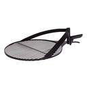 Gríl Dóiteáin 60cm, Gríl Cruach Lámhdhéanta do Bhabhla Dóiteáin