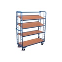 Carráiste Stórála Tromshaothair le Rollaí EasySTOP