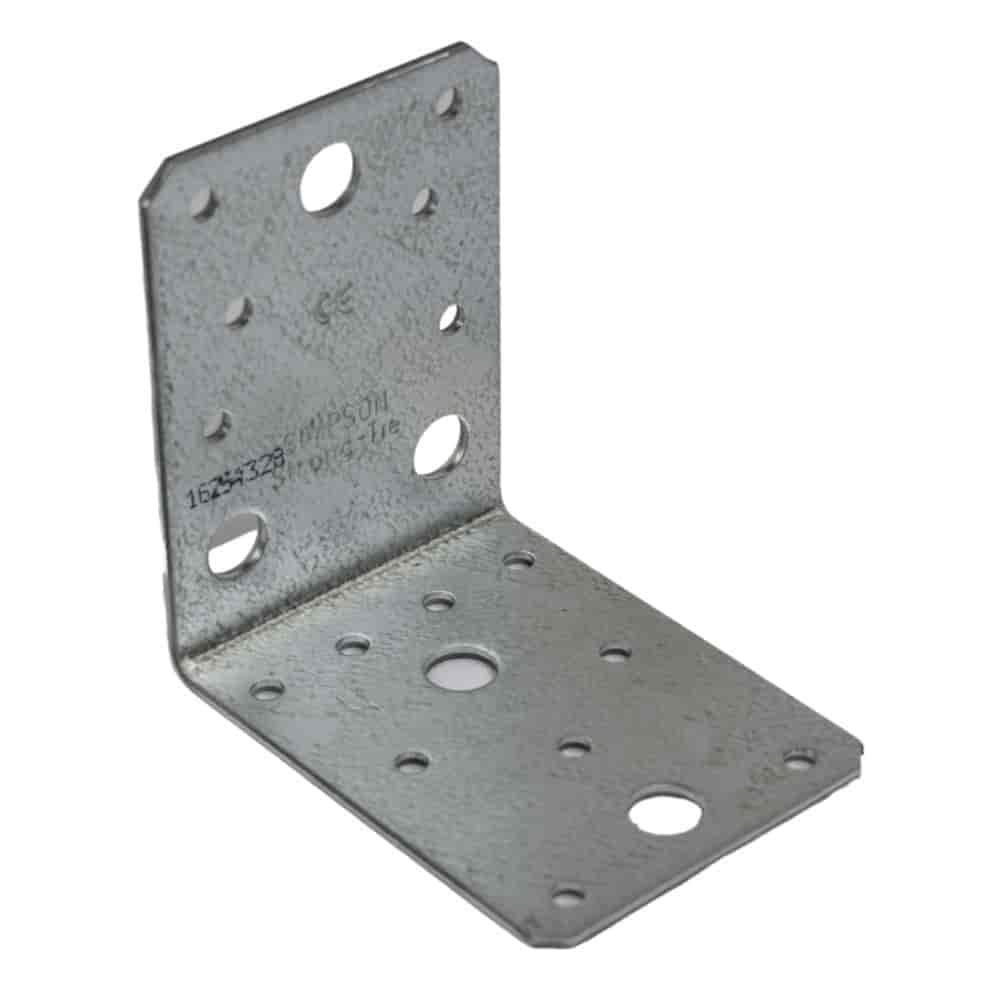 Ceanglóir Uillinne Galbhánaithe 88 x 88 x 65 mm - Neart Breise d'Adhmad