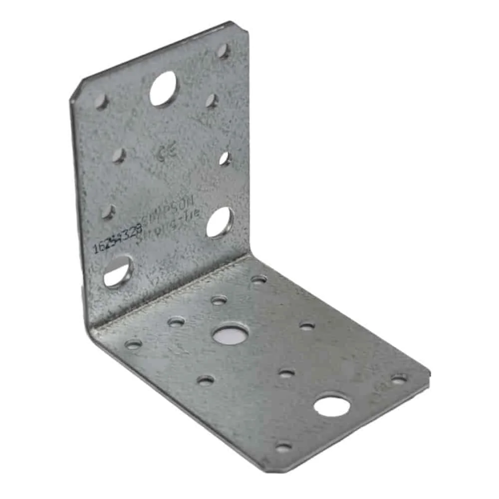 Ceanglóir Uillinne Galbhánaithe 88 x 88 x 65 mm - Neart Breise d'Adhmad