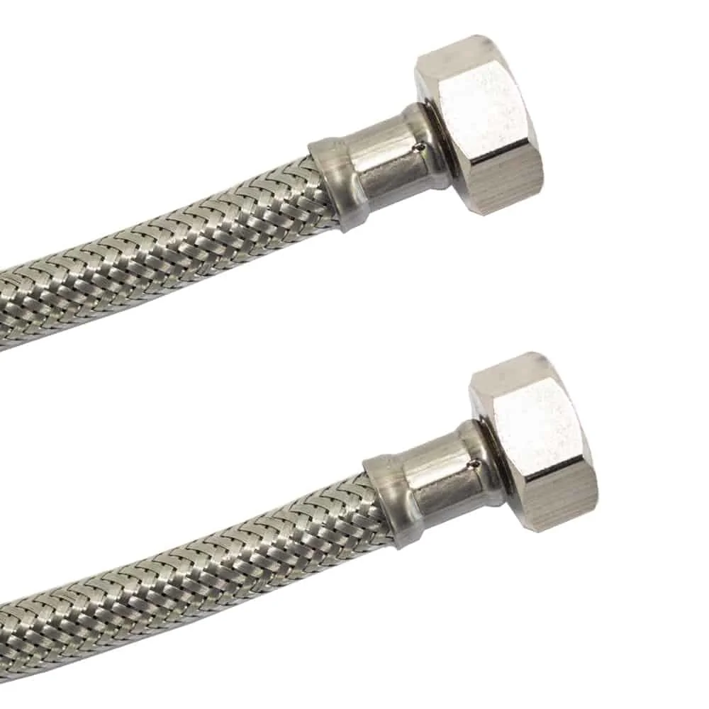 Píobán Armúrtha Cruach Dhosmálta, Píobán Solúbtha 1/2 Inch, Píobán Uisce DN8, 2000mm