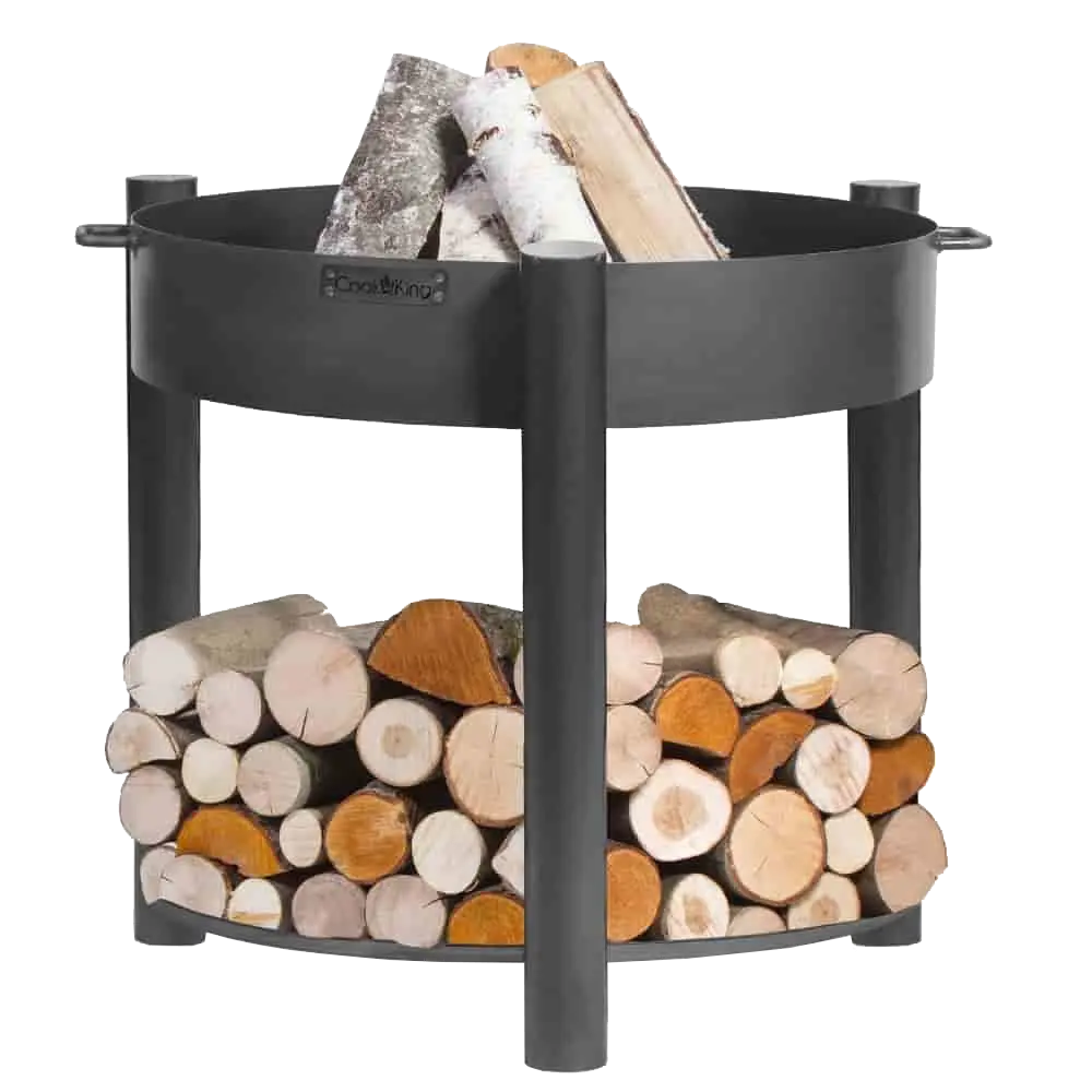 Tobar Dóiteáin Gairdín Ard, Cruach Nádúrtha 60cm, Tobar Dóiteáin Lámhdhéanta