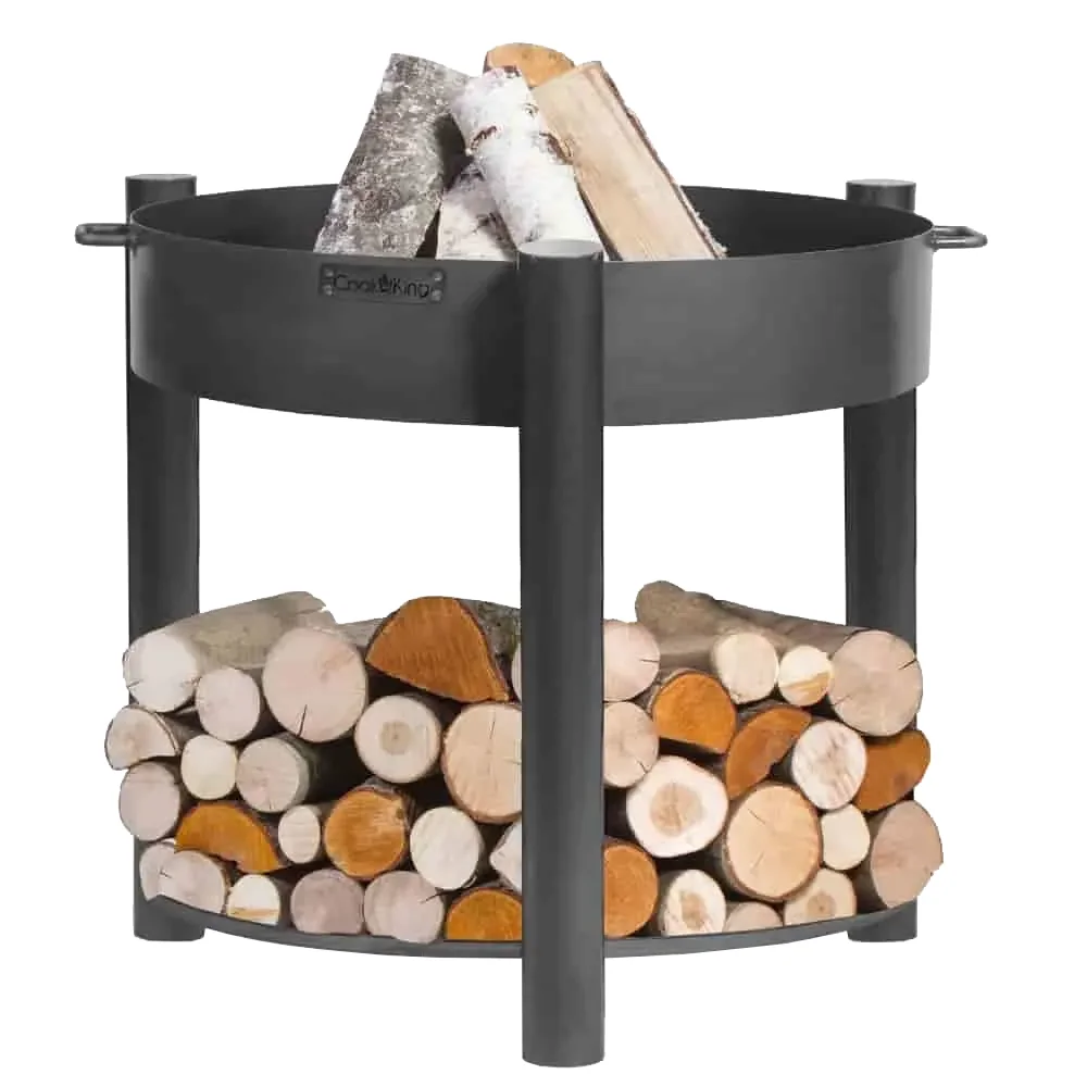 Tobar Dóiteáin Gairdín Ard, Cruach Nádúrtha 60cm, Tobar Dóiteáin Lámhdhéanta