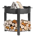 Tobar Dóiteáin Gairdín Ard, Cruach Nádúrtha 60cm, Tobar Dóiteáin Lámhdhéanta