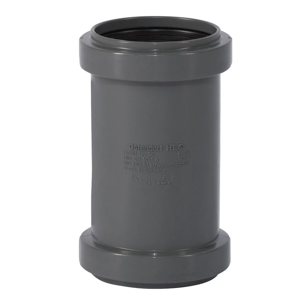 HTsafeMM Doppelmuffe DN 50, Píopa Séarachais HT, Feistiú Píopa