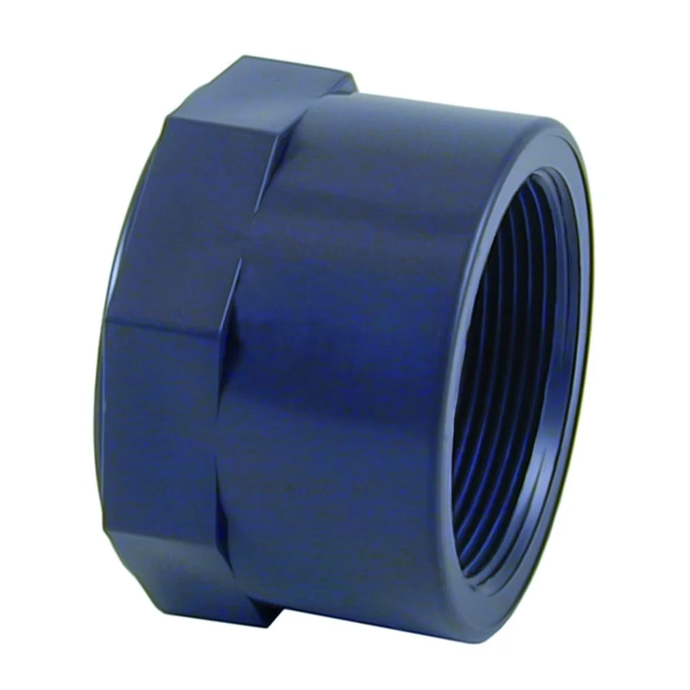 Caipín PVC-U le snáithe inmheánach 1 1/2" PN10